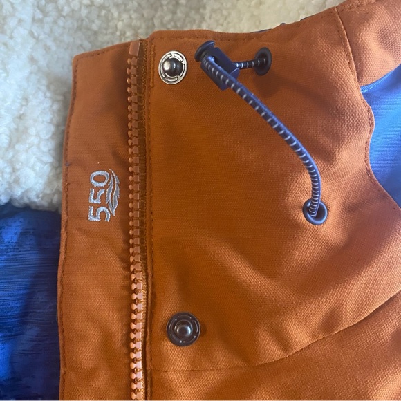 Columbia Winter Challenger 550 Down Vest Women M Sherpa Hooded Full Zip Puffer - Picture 7 of 16